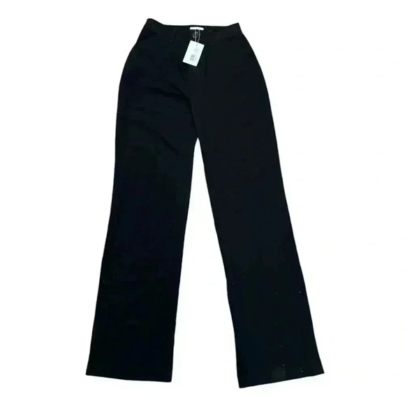 Danielle Bernstein By Weworewhat Classic Black Trouser Size 0 - Picture 1 of 6